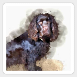 Boykin Spaniel Watercolor - Dog Lover Gifts Magnet